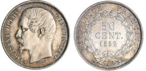 Napoléon Bonaparte (1848-1852) - 50 centimes 1852 A (Paris)