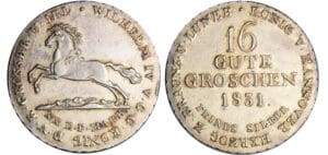 Allemagne - Hannover - Wilhelm IV (1830-1837) - 16 gute groschen 1831 M