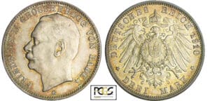 Allemagne - Baden - Fredrich II (1907-1918) - 3 mark 1910 G