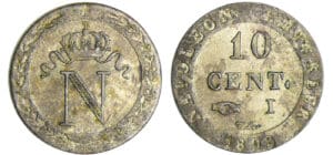 Napoléon 1er (1804-1814) - 10 centimes 1808 I (Limoges)