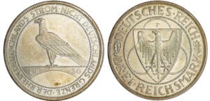 Allemagne - Reich - 3 reichmark 1930 F