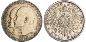 Allemagne - Hessen - Ernst Ludwig - 2 mark 1904