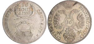 Allemagne - Lübeck - 16 schilling 1738 JJJ
