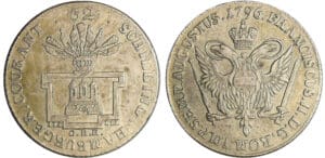 Allemagne - Hamburg - Franz II - 32 schilling 1796 O.H.K