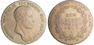Allemagne - Preussen - Freidrich Wilhem III (1797-1840) - Taler 1814 A
