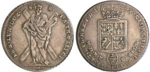 Allemagne - Braunschweig-Calenberg-Hannover - Georg III (1760-1820) - 1/6 de taler 1789