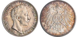 Allemagne - Preussen - Wilhelm II (1888-1918) - 2 Mark 1891 A