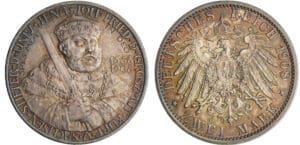 Allemagne - Sachsen-Weimar-Eisenach - Wilhelm Ernst (1901-1918) - 2 Mark 1908 A