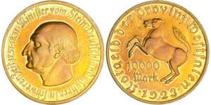 Allemagne - Westphalie - Monnaie de nécessité 10000 mark 1923