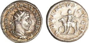 Philippe 1er - Antoninien (245, Rome) - Philippe à cheval