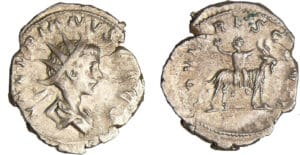 Valérien II - Antoninien (257-258, Cologne) - Chèvre