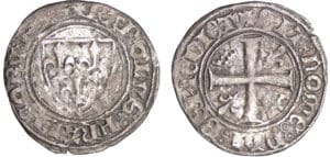 Charles VI (1380-1422) - Blanc guénar - 4ème émission - Mâcon