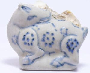 Vietnam - Dynastie Ming - Compte gouttes "Bovin" - Provenant de l'épave du Hoï An. XVème siècle