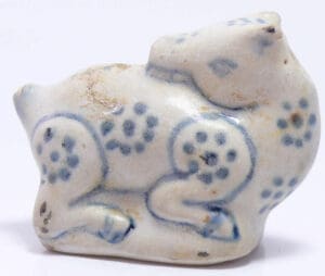 Vietnam - Dynastie Ming - Compte gouttes "Bovin" - Provenant de l'épave du Hoï An. XVème siècle