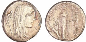 Hostilia - Denier (48 av. J.-C.)