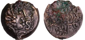 Sénons - Bronze YLLYCCI à l'oiseau (52 av. J.-C.)