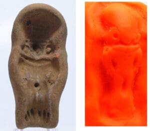 Précolombien - Equateur, Culture La Tolita - Moule en terre cuite - 500 av / 500 ap. J.-C.