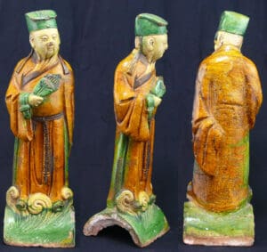 Chine - Tuile faitière - Epoque Ming (1368-1644)