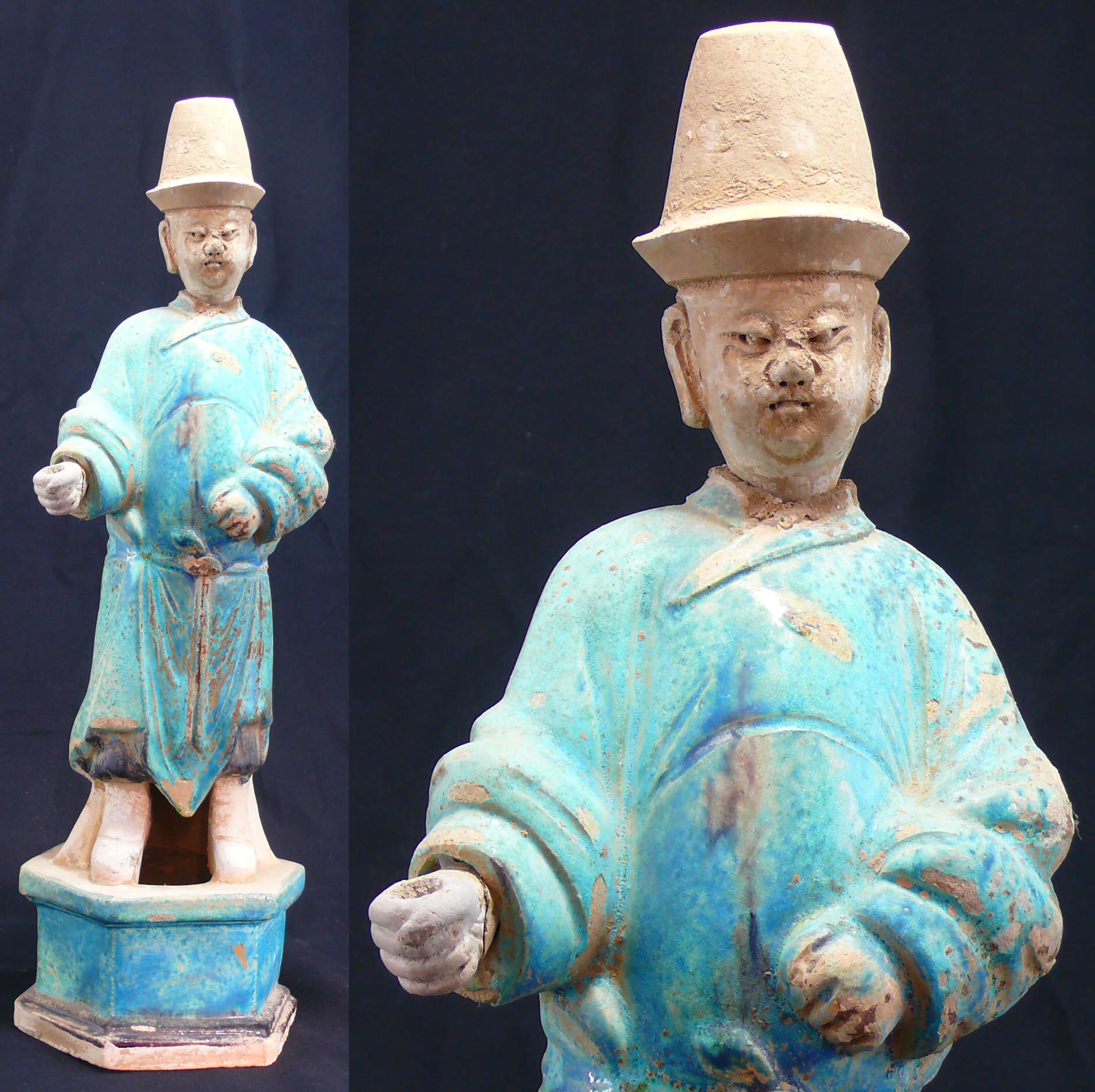 Chine - Palefrenier - Epoque Ming (1368-1644) Chine - Palefrenier - Epoque Ming (1368-1644)
