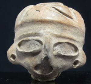 Précolombien - Mexique - Tête en terre cuite - 1200 av. / 200 ap. J.-C.