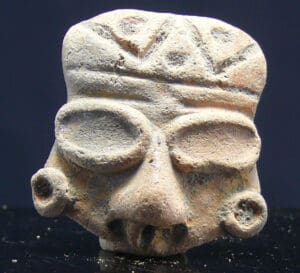 Précolombien - Mexique - Tête en terre cuite - 1200 av. / 200 ap. J.-C.