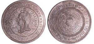 France - Guerre de 1870-1871 - Médaille en étain "Pendant l'armistice", 1871