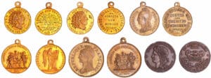 France - Guerre de 1870-1871 - Lot de 6 médaillettes