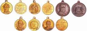 France - Guerre de 1870-1871 - Lot de 5 médaillettes