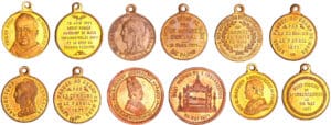 France - Guerre de 1870-1871 - Lot de 6 médaillettes
