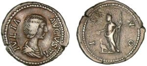 Julia Domna - Denier (196, Laodicea) - Junon