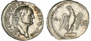 Vespasien - Denier (76, Rome) - Aigle
