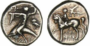 Calabre - Tarente - Taras - Didrachme (380-345 av. J.-C.)