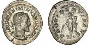 Maximin 1er - Denier (238, Rome) - La Providence