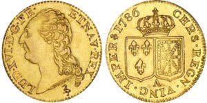 Louis XVI (1774-1792) - Louis d’or au buste nu - 1786 A (Paris) 1er sem