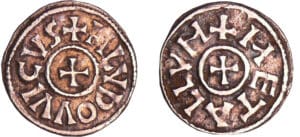 Louis 1er Le Pieux (814-840) - Obole (Melle)