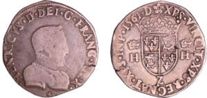 Charles IX (1560-1574) - Teston du Dauphiné - 1561 Z (Grenoble)