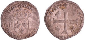 Henri IV (1589-1610) - Douzain - 1er type - 1596 A (Paris)
