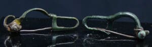 Romain - Lot de 2 fibules en bronze - 100 / 300 ap. J.-C.
