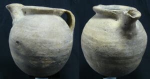 Mérovingien - Grand pot en terre cuite 700 / 1000 ap. J.-C.