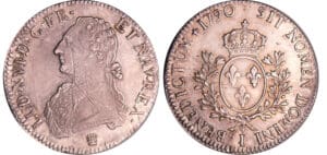 Louis XVI (1774-1792) - Ecu aux branches d’olivier - 1790 I (Limoges)