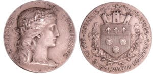 Jeton de notaire de Chartre (1905) d'après Dupuis
