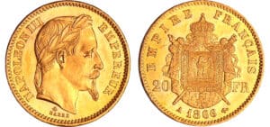 Napoléon III (1852-1870) - 20 francs tête laurée 1866 A (Paris)