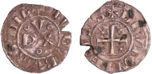 Bourgogne - Hugues II - Denier (Dijon)
