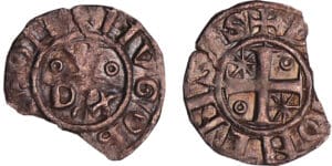 Bourgogne - Hugues II - Denier (Dijon)