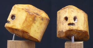 Alaska - Détroit de Bering - Thullé - Tête en os - 1300-1700