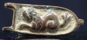 Hellénistique - Boucle de ceinture en bronze - 400 / 300 av. J.-C.