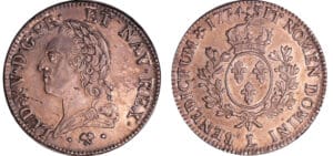 Louis XV (1715-1774) - Ecu à la vieille tête - 1774 L (Bayonne)