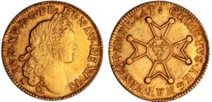 Louis XV (1715-1774) - Louis d’or à la croix du Saint-Esprit - 1718 Q (Perpignan)
