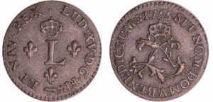 Louis XV (1715-1774) - Double sol de billon - 1755 A (Paris)