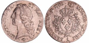 Louis XV (1715-1774) - Ecu au bandeau - 1763 L (Bayonne)